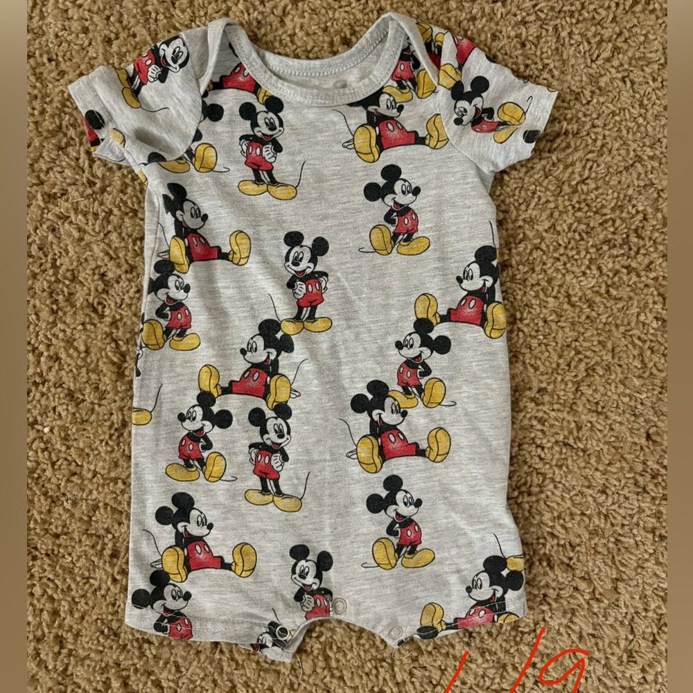 Disney Baby Mickey Mouse Shortie Romper